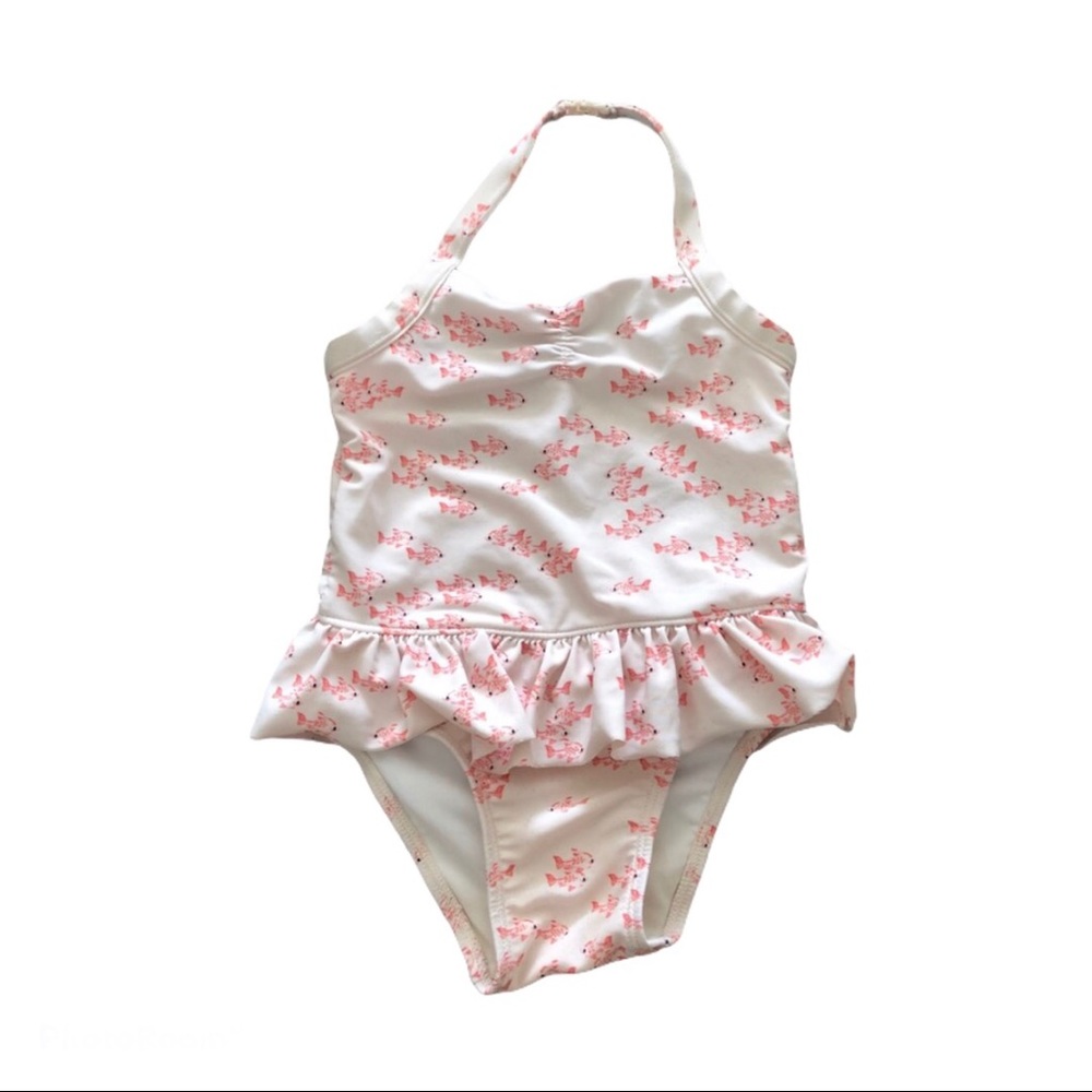 Old Navy Baby Swimsuit Swimwear Goldfish Halter 3T